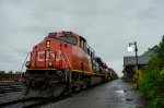 CN 2228 waits to depart Mont-Joli with train 403